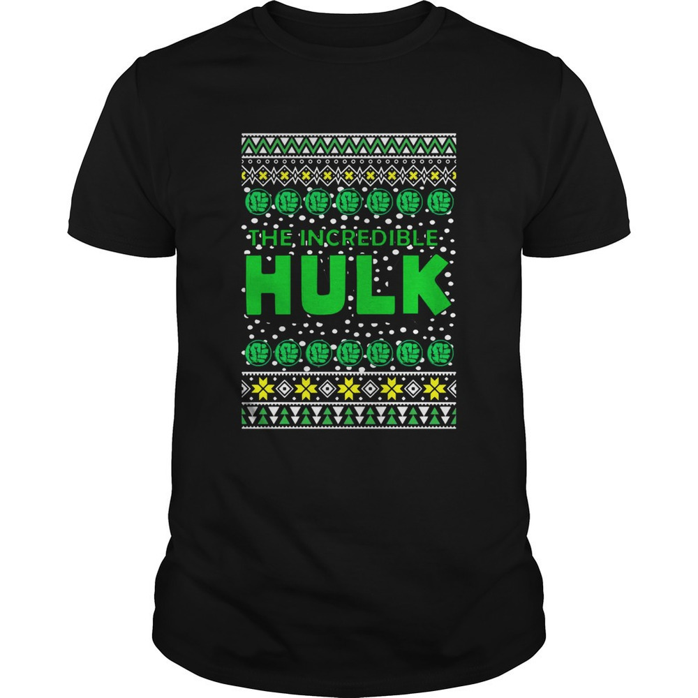 The Incredible Hulk Logo Ugly Christmas Shirt